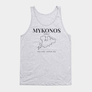 Mykonos Greece Tank Top